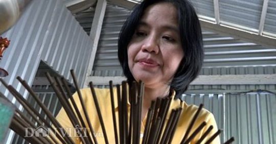 Cô giáo Bến Tre làm nhang sinh học